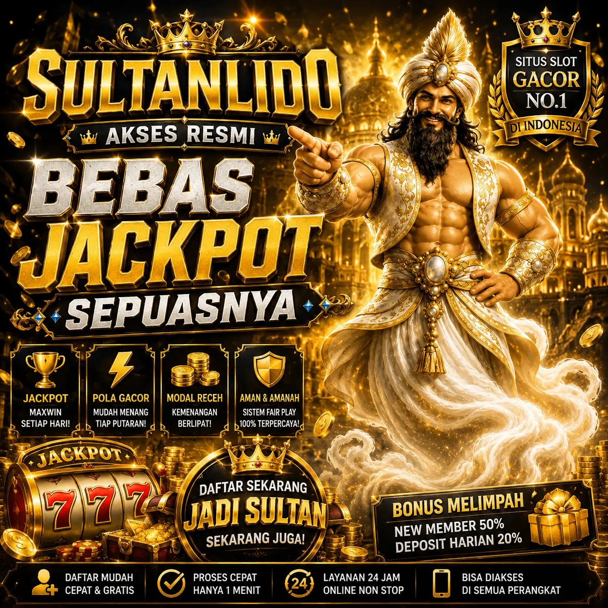 Sultanlido Akses Resmi Bebas Jackpot Sepuasnya